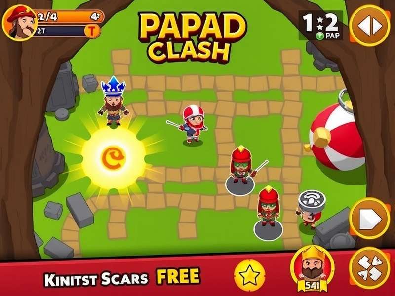 Papad Clash Commander Gameplay Screenshot
